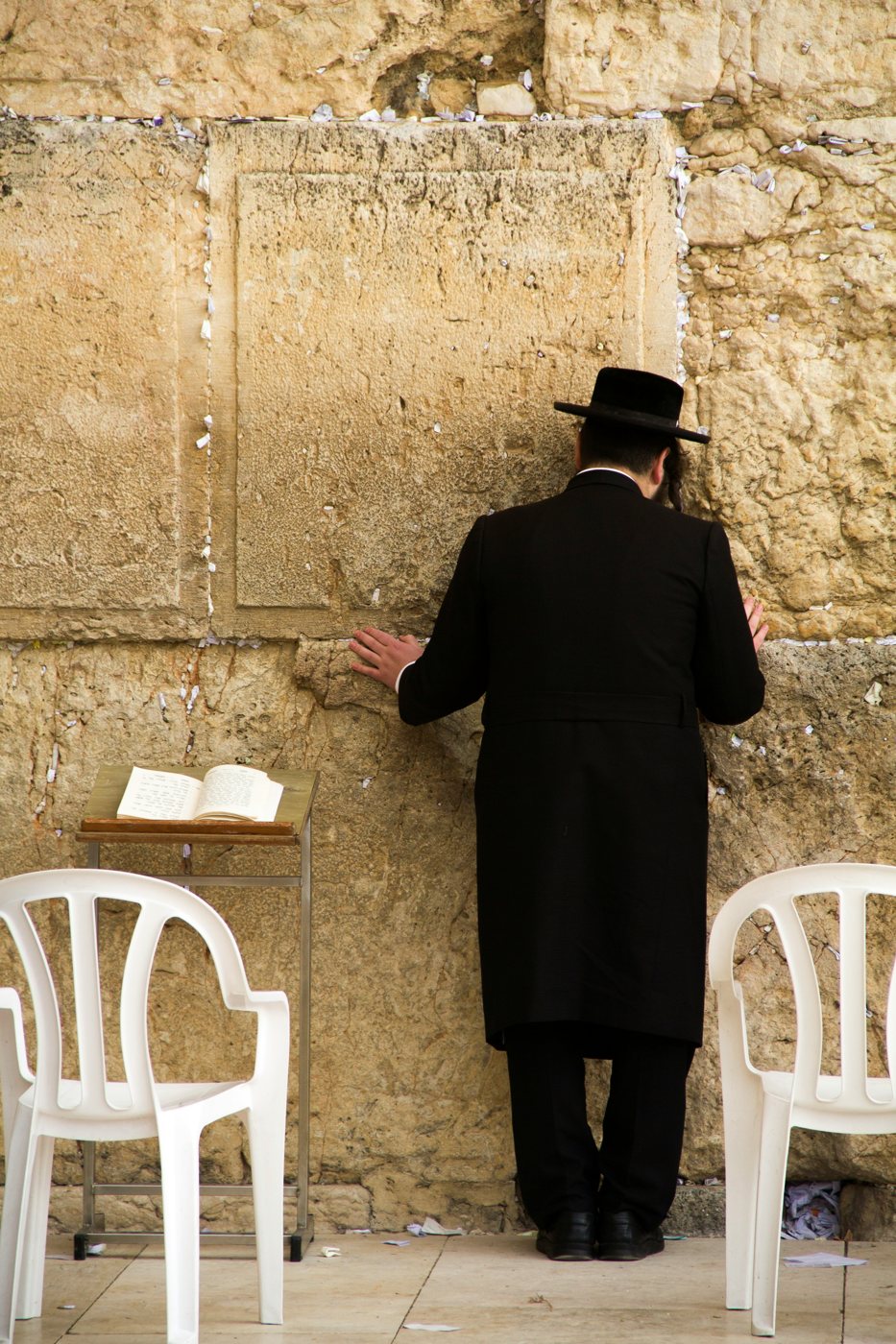 Prayer at the Western Wall in Jerusalem